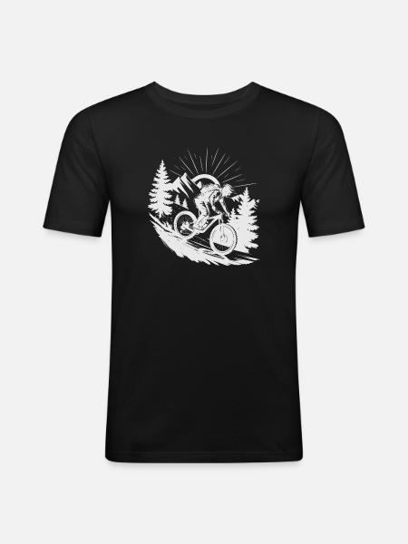 VTT VTT - T-shirt près du corps Homme - noir