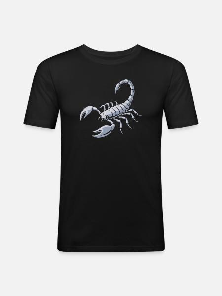 Fierce Scorpion - Men's Slim Fit T-Shirt - black