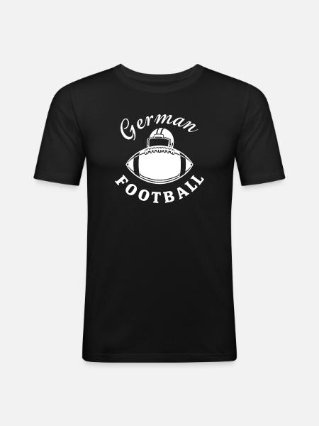 German Football - Men's Slim Fit T-Shirt - black