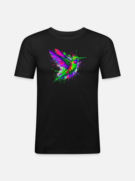 Hummingbird - Men's Slim Fit T-Shirt - black
