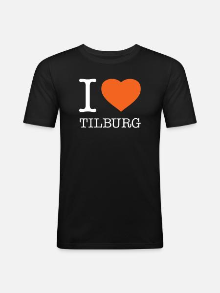 J’ADORE TILBURG - T-shirt près du corps Homme - noir