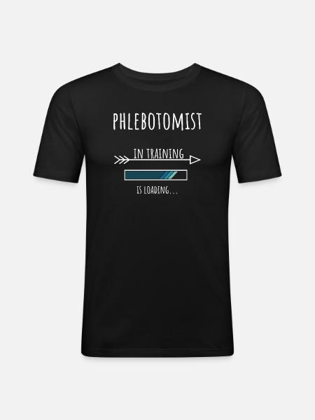 Phlebotomist in Training Profession Gift - Men's Slim Fit T-Shirt - black