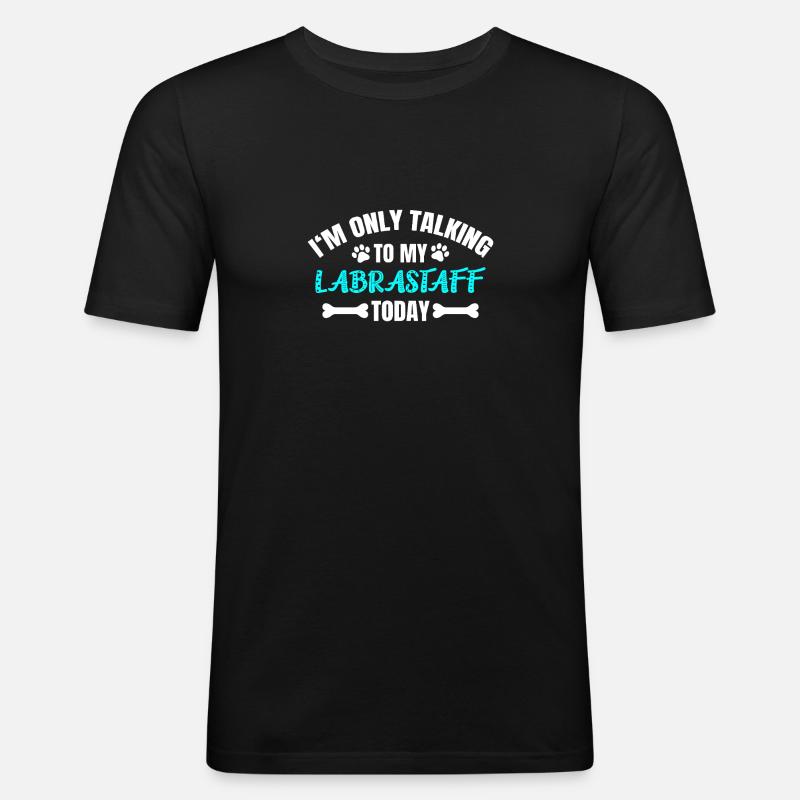 Labrastaff - Männer Slim Fit T-Shirt - Schwarz