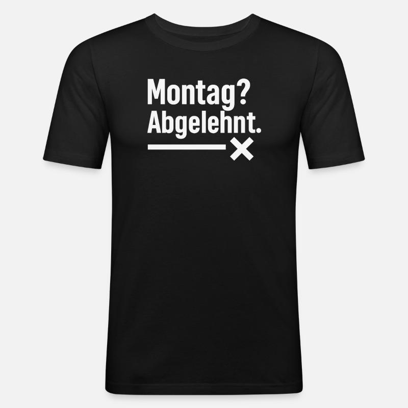 A visual foray - Men's Slim Fit T-Shirt - black