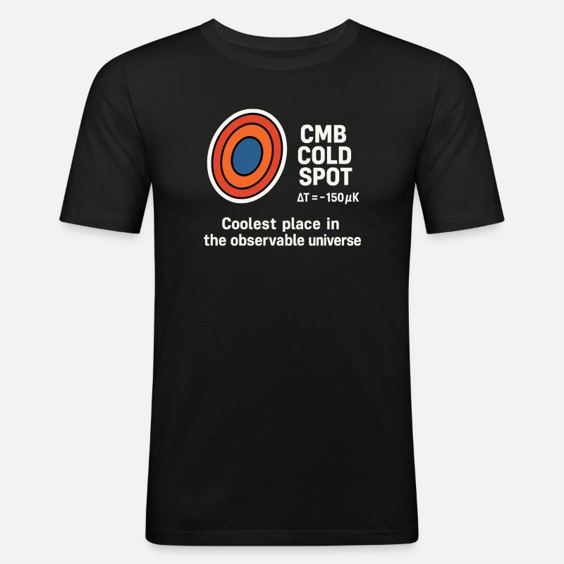 CMB Cold Spot - Männer Slim Fit T-Shirt - Schwarz