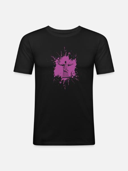 Rio de Janeiro | Christo - Men's Slim Fit T-Shirt - black