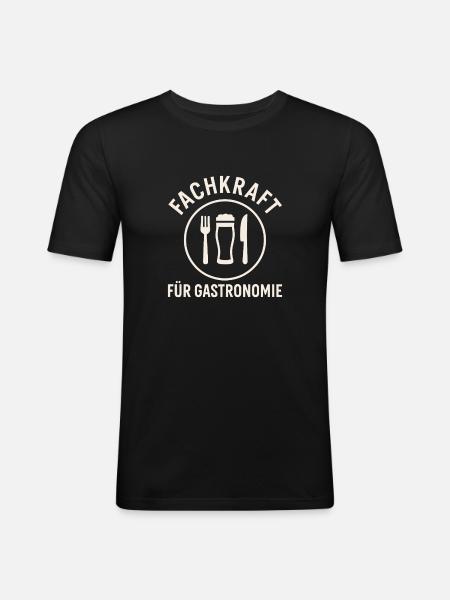 Gastronomy Specialist - Men's Slim Fit T-Shirt - black