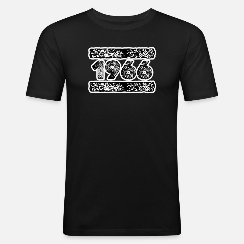 1976 Retro Celebration Design - Männer Slim Fit T-Shirt - Schwarz