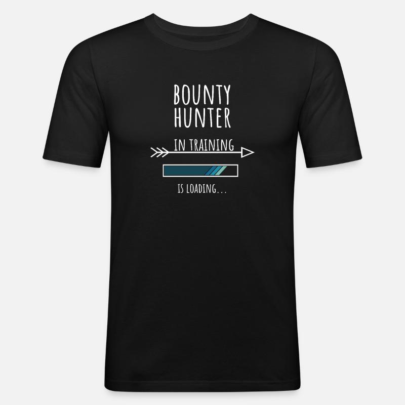 Gift Profession Training Bounty Hunter - Men's Slim Fit T-Shirt - black