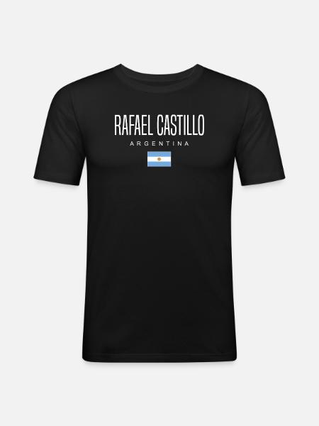 Rafael Castillo Argentina Argentinian - Men's Slim Fit T-Shirt - black