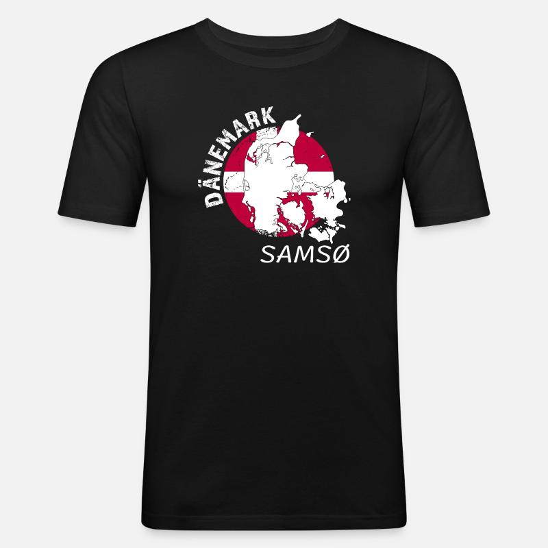 Samso - Men's Slim Fit T-Shirt - black