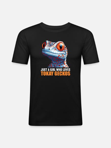 Tokay Geckos Tokay Gecko - Men's Slim Fit T-Shirt - black