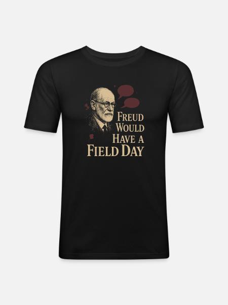 Future psychologist diagnose me - Men's Slim Fit T-Shirt - black