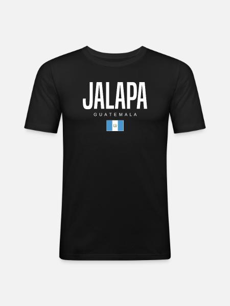 Jalapa Guatemala Guatemalteken - Men's Slim Fit T-Shirt - black