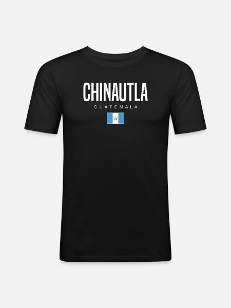 Chinautla Guatemala Guatemalteken - Men's Slim Fit T-Shirt - black