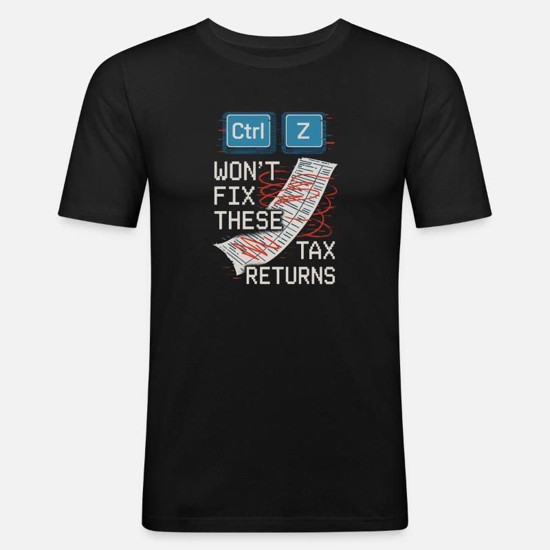 Buchhaltungsstudent Cpa Im Training Excel -witze - Männer Slim Fit T-Shirt - Schwarz