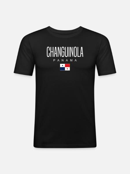 Changuinola Panama Panamanian - Men's Slim Fit T-Shirt - black