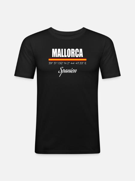 Majorca - Men's Slim Fit T-Shirt - black