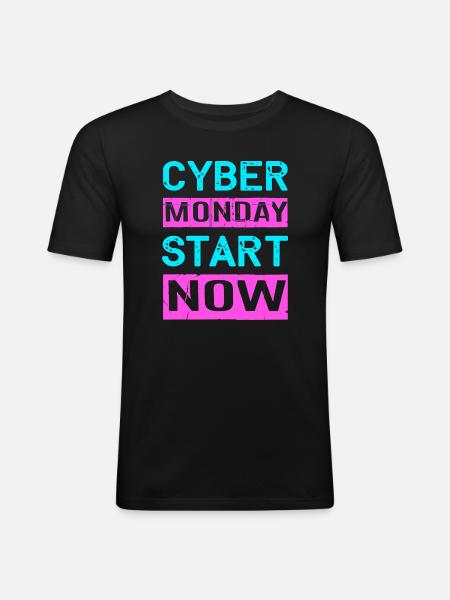 Cyber Monday shopping spree - Men's Slim Fit T-Shirt - black