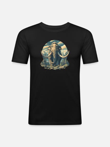 Mammoths Mammoth - Men's Slim Fit T-Shirt - black
