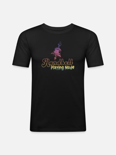 Choir Music Instrument Handbell Choir - Men's Slim Fit T-Shirt - black