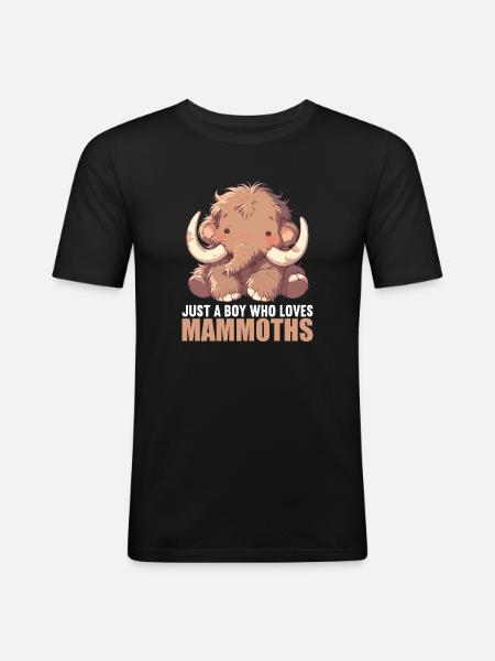 Mammoths Mammoth - Men's Slim Fit T-Shirt - black