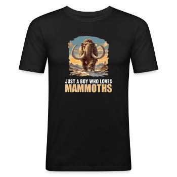Mammuts Mammut - Männer Slim Fit T-Shirt - Schwarz - Vorne - Nik (191cm)