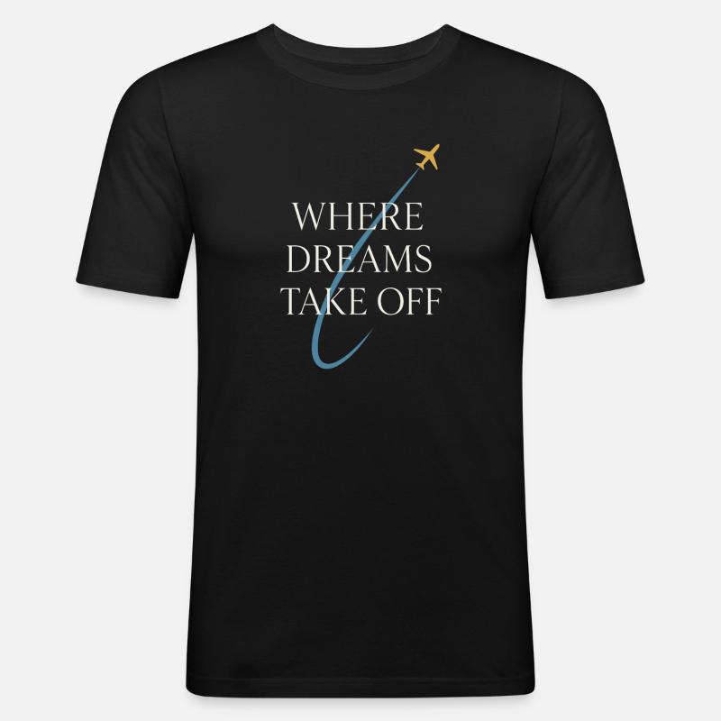 Fluglehrer Cfi Pilot Luftfahrtlehrer - Männer Slim Fit T-Shirt - Schwarz