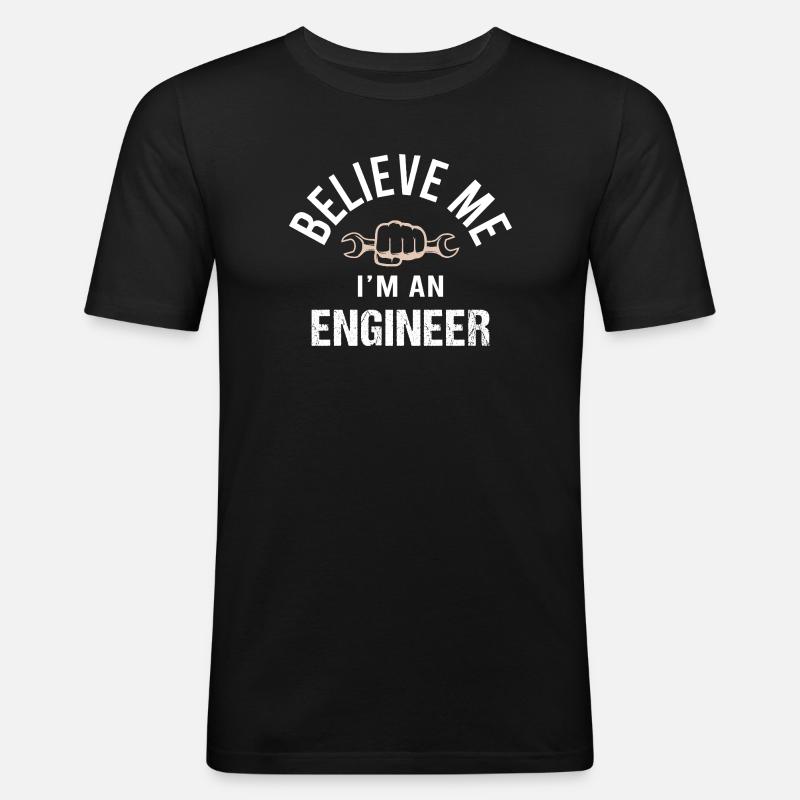 Mechanical Engineering Mechanical Engineer - Men's Slim Fit T-Shirt - black