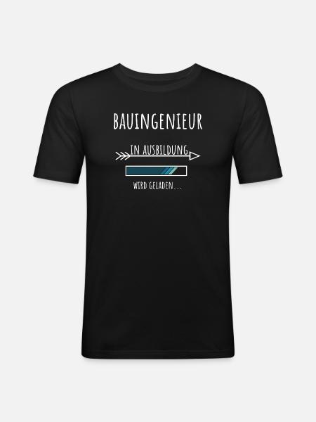 Civil Engineering Profession Education Civil Engineer - Men's Slim Fit T-Shirt - black