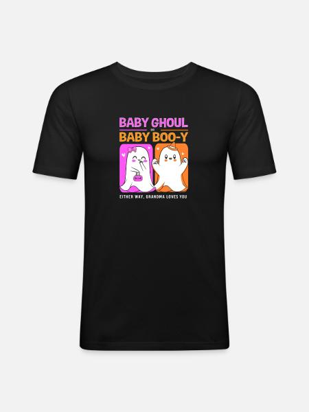 Halloween Gender Reveal - Men's Slim Fit T-Shirt - black