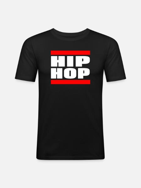 Beat Flow Culture Urban Sound Expression - Men's Slim Fit T-Shirt - black