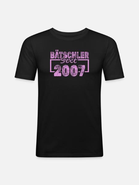Lustig 200 - Männer Slim Fit T-Shirt - Schwarz