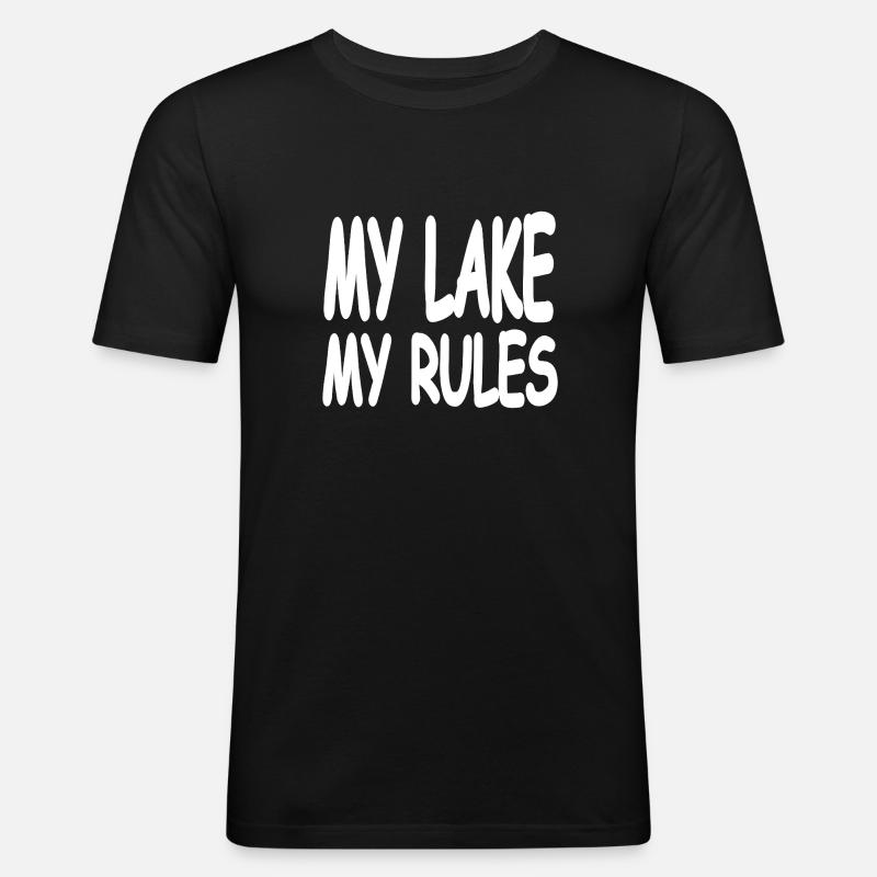 See - Männer Slim Fit T-Shirt - Schwarz