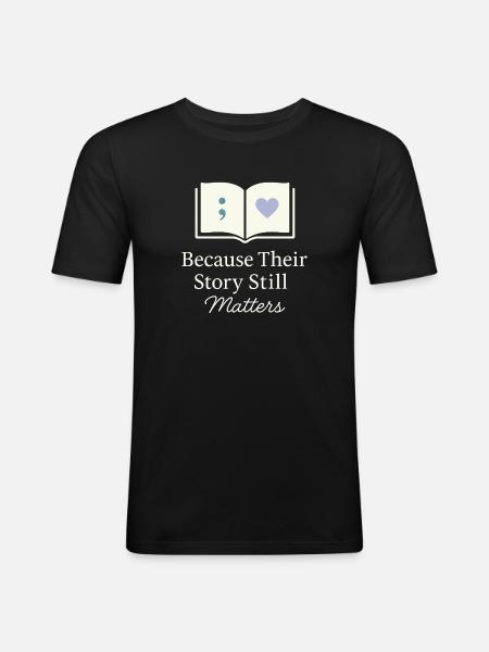 Suicide Loss Remembrance Walk Suicide - Men's Slim Fit T-Shirt - black