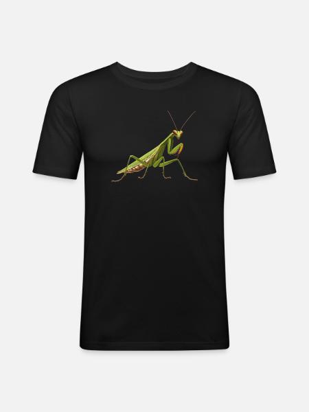 Praying mantises Praying mantis - Men's Slim Fit T-Shirt - black