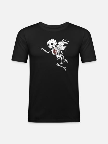 CUPIDON - T-shirt près du corps Homme - noir