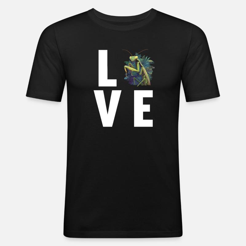 Praying mantises Praying mantis - Men's Slim Fit T-Shirt - black