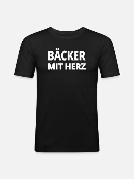 Baker - Men's Slim Fit T-Shirt - black