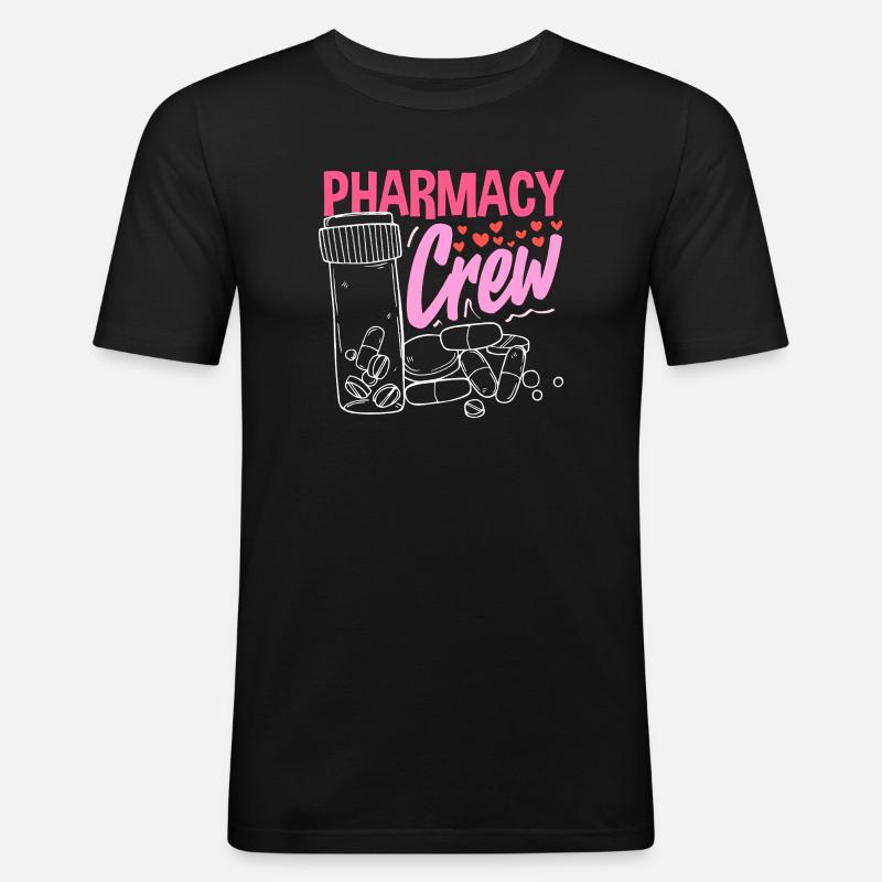 Apotheker Pharmazeutisch-technischer - Männer Slim Fit T-Shirt - Schwarz