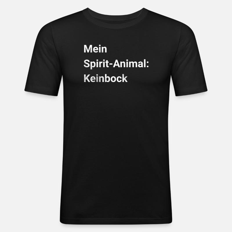 Sarkasmus12 - Männer Slim Fit T-Shirt - Schwarz