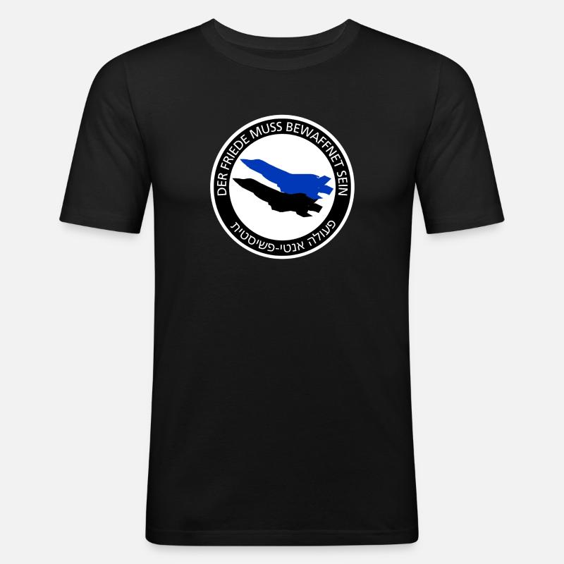 dfmbs_logo - Männer Slim Fit T-Shirt - Schwarz