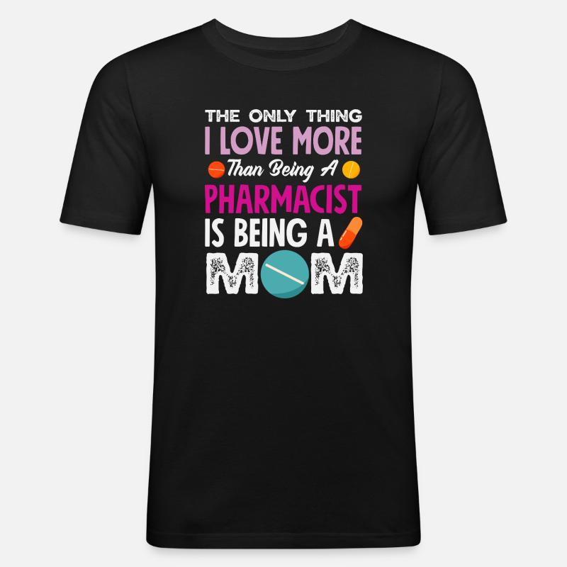 Apotheker Pharmazeutisch-technischer - Männer Slim Fit T-Shirt - Schwarz