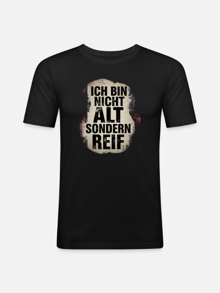 I'm not old but mature - Men's Slim Fit T-Shirt - black