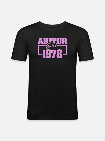 1978 - T-shirt près du corps Homme - noir