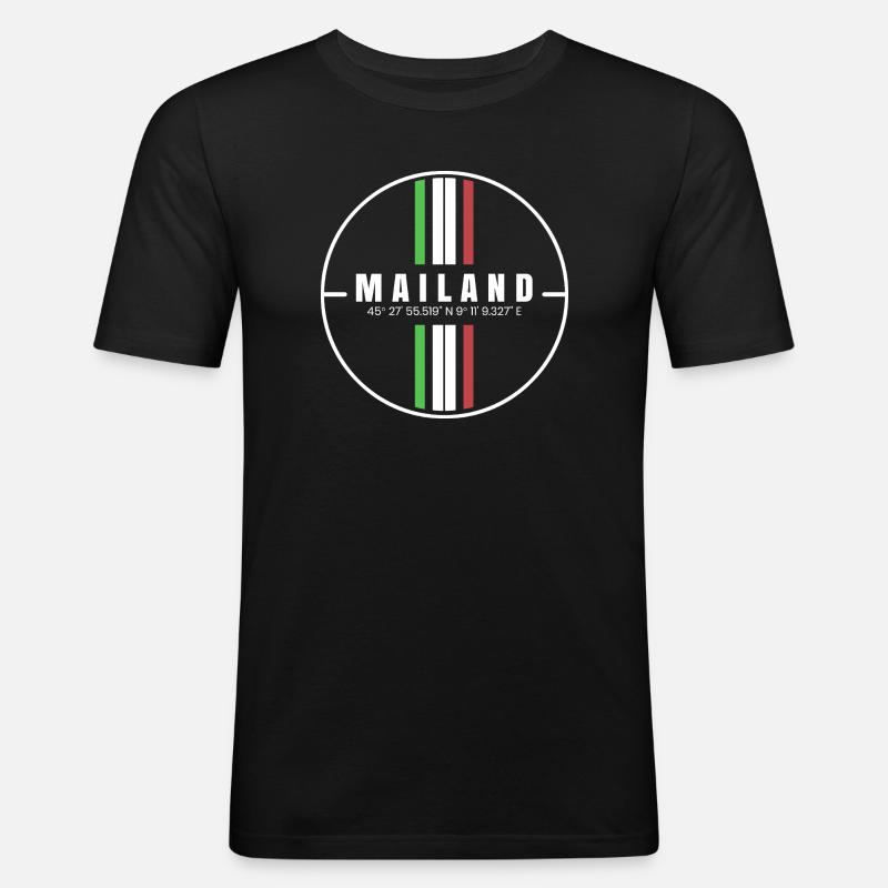 Milan Coordinates - Men's Slim Fit T-Shirt - black