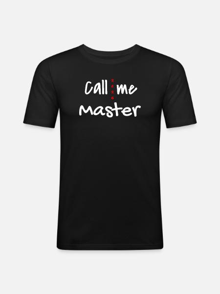 Master 2026 Diplôme - T-shirt près du corps Homme - noir