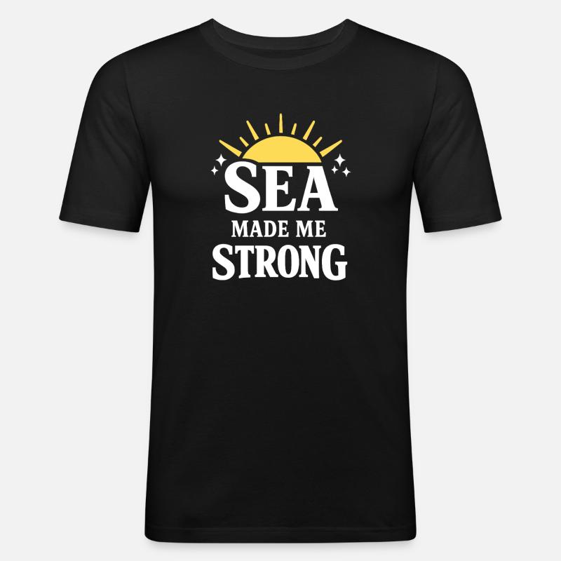 Seemannschaftsgeschenk Für Deckhand Ocean Work - Männer Slim Fit T-Shirt - Schwarz