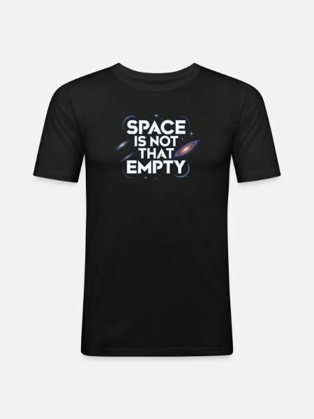 Astronomer Galaxy Outerspace Universe Astronomy - Men's Slim Fit T-Shirt - black