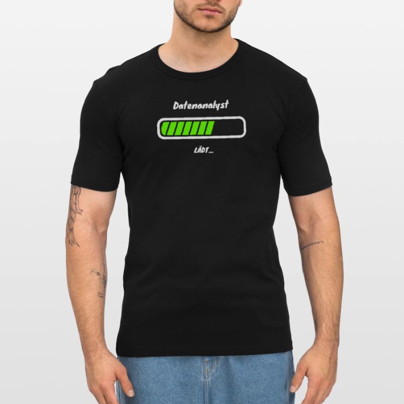 Data Analyst Loading Data Analyst Statistics Men's Slim Fit T-Shirt